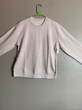 Time and Tru Beige Crewneck Sweatshirt